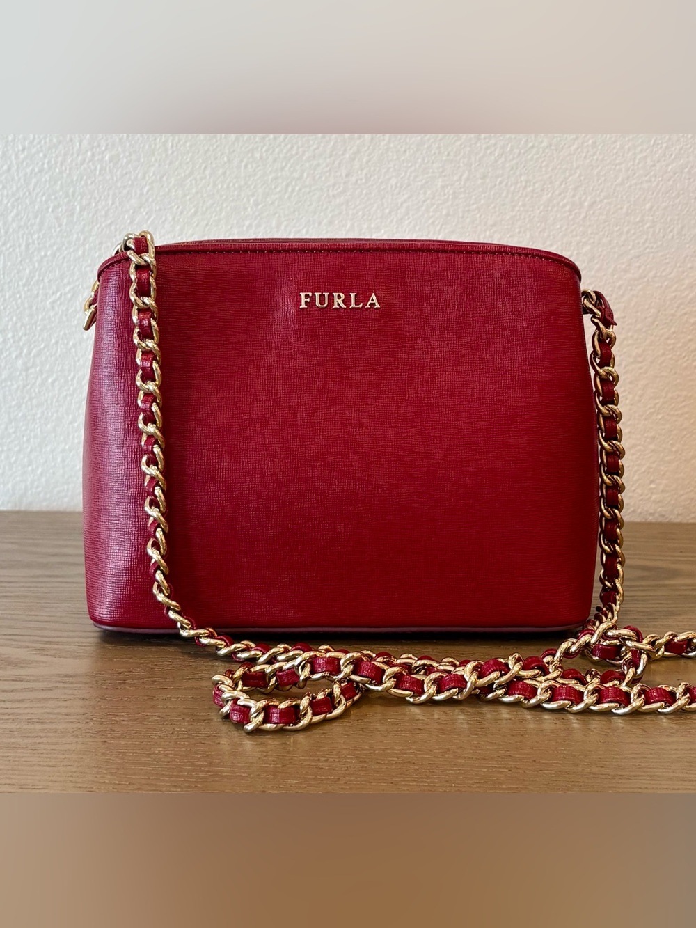 EUC Furla Tessa Mini Crossbody Bag